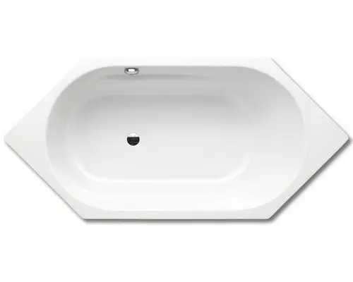 Sechseck-Badewanne Kaldewei Vaio 6 958 190x90 cm weiß