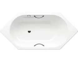 Sechseck-Badewanne Kaldewei Vaio 6 Star 959 190x90 cm weiß