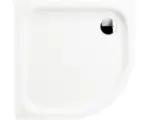 Hornbach Viertelkreis-Duschwanne Kaldewei Zirkon Mod.510-1 100x100x6,5 cm weiß