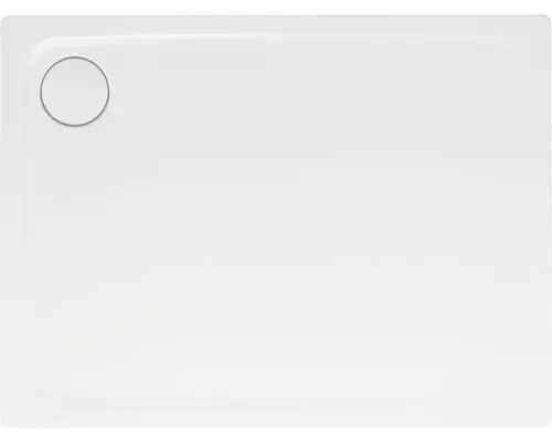 Extraflache Rechteck-Duschwanne Kaldewei Superplan Plus Mod.480-1 110x90x2,5 cm weiß