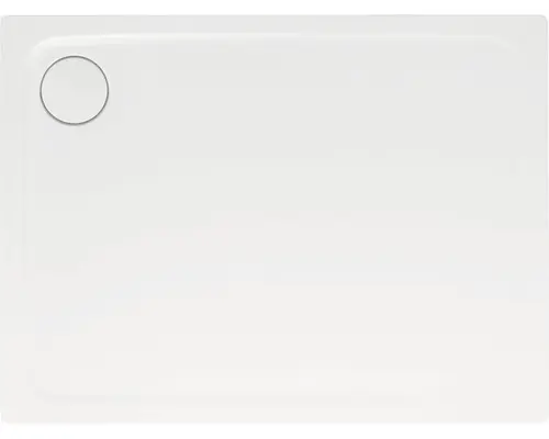 Extraflache Rechteck-Duschwanne Kaldewei Superplan Plus Mod.485-1 120x100x2,5 cm weiß