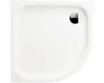 Hornbach Viertelkreis-Duschwanne Kaldewei Zirkon Mod.511-1 80x80x6,5 cm weiß