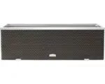 Hornbach Pflanzkübel Polyrattan 98x25x34 cm braun--aluminium