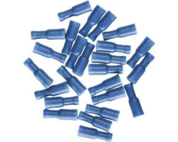 Rundsteckhülsen isoliert 1,5-2,5 mm² blau 25 Stück Haupa 260442