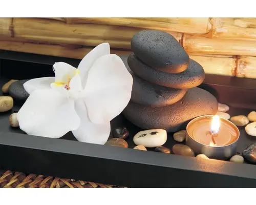 Fototapete Papier Spa Stein 254x184 cm