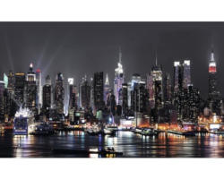 Fototapete Papier 1309 P4 New York Manhattan Night 2-tlg. 254 x 184 cm