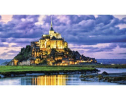 Fototapete Papier 1616 P4 Mont Saint-Michel 2-tlg. 254 x 184 cm