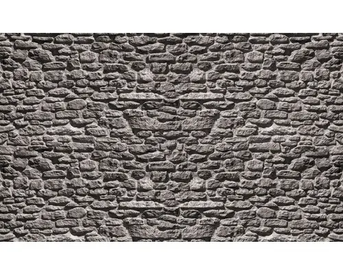 FototapeteVlies 1930 VEXXXL Steinwand grau 4-tlg.416 x 254 cm