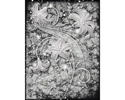 Fototapete Vlies Lilien Ornament 206x275 cm