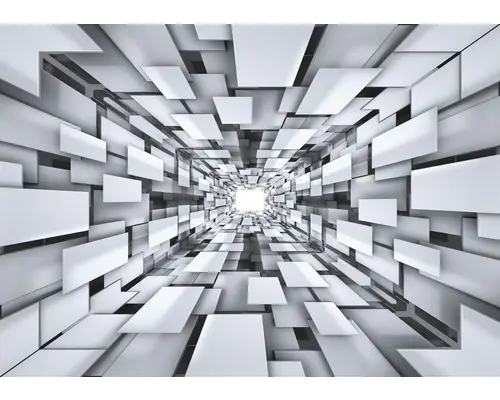 Fototapete Papier 2906 P4 Tunnel 3D 2-tlg. 254 x 184 cm