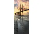 Hornbach Fototapete Vinyl 3144 SKT Türtapete selbstklebend Brücke über Meer 1-tlg. 91 x 211 cm