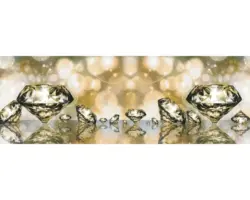 Fototapete Vlies 790 VEEXXL Diamanten gold 6-tlg. 624 x 219 cm