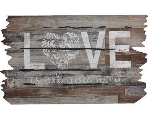 Ecomatte Love all you need 46x76 cm