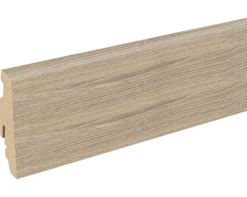 SKANDOR Sockelleiste Whitewashed Oak FOEI770 FU60L 19 x 58 x 2400 mm