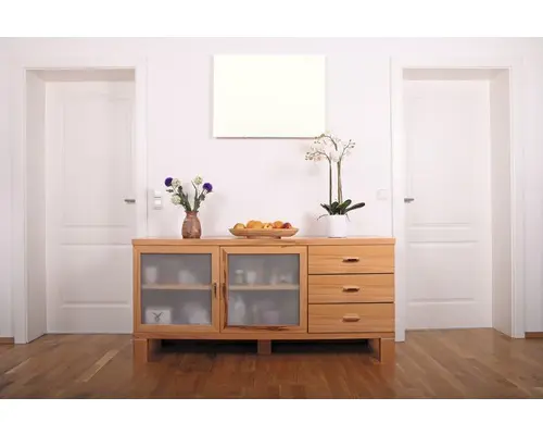 Infrarot Glasheizung 100x80 cm weiß 780 Watt