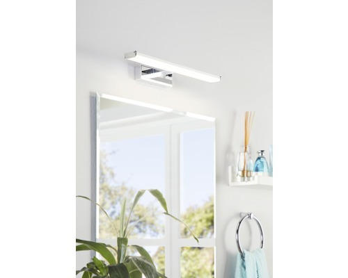 LED Badezimmer Wandleuchte PANDELLA 1 IP44 Chrom/Weiß 7,4W kaltweiß