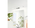 Hornbach LED Badezimmer Wandleuchte PANDELLA 1 IP44 Chrom/Weiß 11W kaltweiß