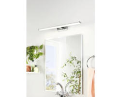 LED Badezimmer Wandleuchte PANDELLA 1 IP44 Chrom/Weiß 11W kaltweiß