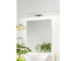 LED Badezimmer Wandleuchte PANDELLA 1 IP44 Chrom/Weiß 14W kaltweiß