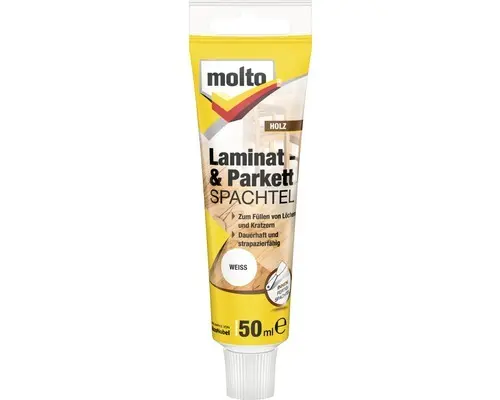 Molto Laminat- und Parkettspachtel weiss 50 ml