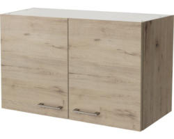 Hängeschrank Flex Well Riva San Remo Eiche hell/San Remo Eiche hell 100x55x32 cm mit Drehtür