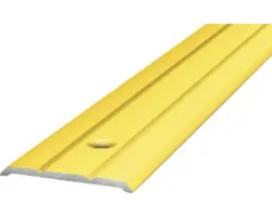 Übergangsprofil Alu gold gelocht 25 x 2700 mm