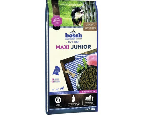 Hundefutter trocken BOSCH Maxi Junior 15 kg