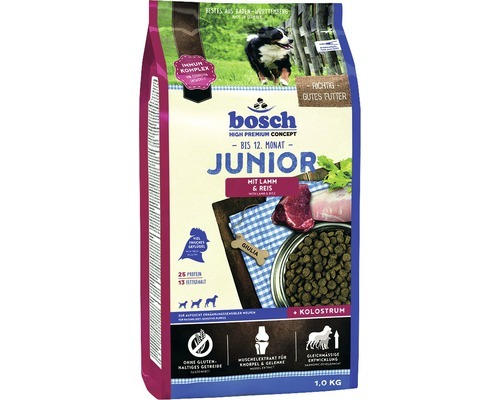 Hundefutter trocken bosch Junior Lamm & Reis 1 kg