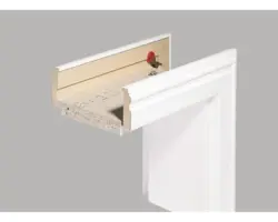 Zarge Pertura Weißlack Z-Profil 10x70x201 cm rechts