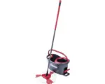 Hornbach Mopp Vileda Easy Wring & Clean Turbo grau/rot