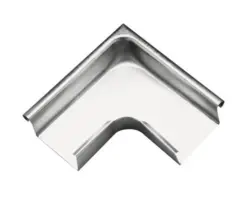 Zambelli Aussenecke Zink eckig 90° NW 70 mm