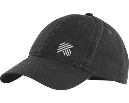 6-Panel Baseball Kappe schwarz