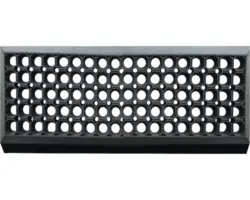 Gummi-Stufenmatte schwarz 25x65 cm