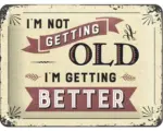 Hornbach Blechschild I`m not getting old 20x15 cm