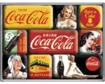Hornbach Dekomagnet Coca-Cola Yellow Mix 9-er Set