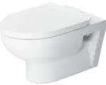 Hornbach Wandtiefspülklosett-Set Duravit Durastyle Rimless 45620900A1 spülrandloses Abgang waagrecht weiß