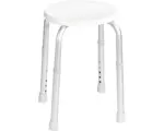 Hornbach Badhocker Ridder rund höhenverstellbar A00603101 weiß