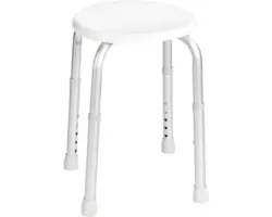 Badhocker Ridder rund höhenverstellbar A00603101 weiß