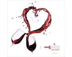 Glasbild Red Line 30x30 cm