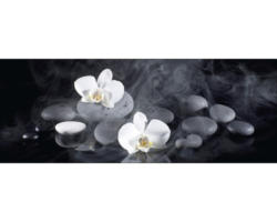 Glasbild White Orchid III 50x125 cm