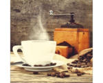 Hornbach Glasbild Coffee Time III 30x30 cm