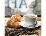 Hornbach Glasbild Coffee Time IV 30x30 cm