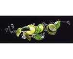Hornbach Glasbild Lime & Lemon 50x125 cm