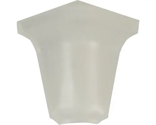 Innenecke PICCANTE für Wandabschlussprofil 37 weiß 39/36 1 Stück