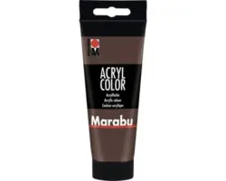 Marabu Künstler- Acrylfarbe Acryl Color 040 mittelbraun 100 ml