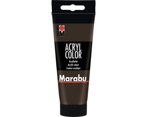 Marabu Künstler- Acrylfarbe Acryl Color 045 dunkelbraun 100 ml