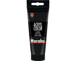 Marabu Künstler- Acrylfarbe Acryl Color 073 schwarz 100 ml