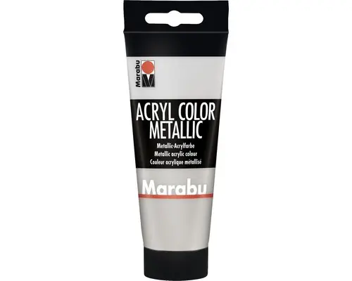 Marabu Künstler- Acrylfarbe Acryl Color 082 silber 100 ml