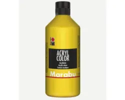 Marabu Künstler- Acrylfarbe Acryl Color 019 gelb 500 ml