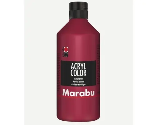 Marabu Künstler- Acrylfarbe Acryl Color 032 karminrot 500 ml